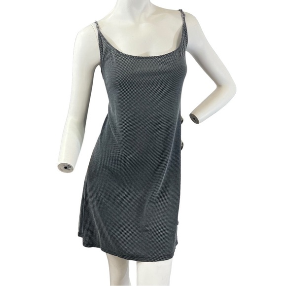 TOMMY Hilfiger Woman’s Black & White Polka Dot Slip Dress / Nighty Size Large - Picture 2 of 10
